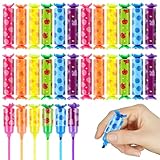 24 Stück Mini Textmarker, Mitgebsel Kindergeburtstag 6 8 10 Jahre Bonbon Textliner Stifte für...