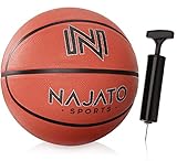 NAJATO Sports Basketball – Basketball Größe 7 inkl. Ballpumpe – Langlebiger Basketball für...