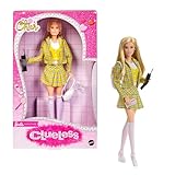 Barbie Signature Puppe, Clueless Cher-Sammelfigur mit gelb kariertem Anzug, Rucksack, Handy und...