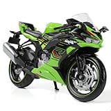 Risopen 1:12 Motorrad Modell kompatibel für Kawasaki Ninja ZX-6R Metall Diecast Motorrad Modell...