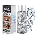 GL-Turelifes Chunky Face Body Glitter Gel Festival Meerjungfrau Haar Pailletten Kosmetik Sparkling...