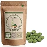 SPINTZ® Bio Spirulina + Chlorella Presslinge 200 Stück | 100% kontrolliert biologischer Anbau |...