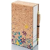 Weltbild XL-Block Kork mit Stift - Notizbuch mit 400 hübsch gestalteten Blättern, Notizblock 110 x...