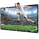 Beamer Leinwand Portable Pantalla Proyector 60 100 120 Zoll 16:9, Kinoleinwand für Reisen (100...
