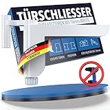 Türschließer für Zimmertüren [für Türen bis 16 mm Falzstärke] ohne Bohren montierbar,...
