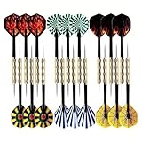 Professionelle Dartpfeile mit Stahlspitze, 14 g, verkupferter Stahl, spitzer Schaft, Wurfspiel,...