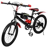 AOOUNGM Mountainbike 20 Zoll Kinderfahrrad 20 Zoll Jungen 7 Gang Kinderfahrrad für Jungen und...