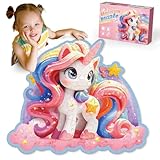 Kiztoys Einhorn Bodenpuzzles Spielzeug für Mädchen - Einhorn Geschenke für Kinder 3 4 5 6 7 8...