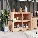 Juroupi Outdoor-Küchenschrank Outdoor Schrank Gartenschrank Terrassenschrank Outdoorschrank Balkon...