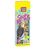 Riga - Sticky mit Früchten für Großsittiche - Gebackene Sticks - Mischung aus Körnern, Getreide...