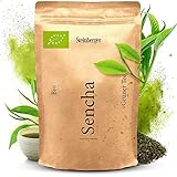 Bio Sencha Grüntee fein-herb aromatischer Geschmack | Sencha der ideale Kaffee-Ersatz | Grüner Tee...