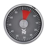 WMF Kurzzeitwecker, Eieruhr magnetisch, Cromargan Edelstahl, mit 60 Minuten, Restzeitanzeige,...