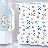Liwein Duschvorhang PEVA-Material 120x200 cm, Wasserdicht Duschvorhänge, Duschvorhang Anti s...