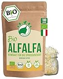 Bio Alfalfa Sprossen Samen 180g | Keimfähige Alfalfasamen zur Sprossenzucht | Microgreens fürs...