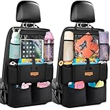 SURDOCA Rücksitz Organizer Kinder - 5th Generation Auto Organizer mit 11-Zoll-Tablet-Halter -...