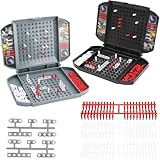 HTGWCG Battleship Klassisches Brettspiel im Kleinformat Schiffe Versenken Spiel 1 oder 2 Spieler...