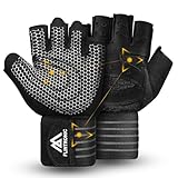 flintronic Fitness Handschuhe, Belüftete Fitness Handschuhe mit Handgelenkband-Unterstützung,...