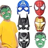 Naotona Kinder Party Masken, Helden Maske, Cosplay Party Masken, Kinder Erwachsene für Maskerade,...