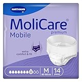 MoliCare premium Mobile 8 Tropfen Größe M, Inkontinenzhosen für Frauen und Männer mit schwerer...