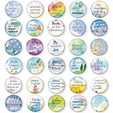 MORCART 30 Stück Magnete mit Sprüchen, Magnete für Magnettafel, lustige Kühlschrankmagnete Stark...