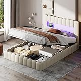 Polsterbett Bubble Bett 180x200 Doppelbett mit Hydraulisch Stauraum, Bettgestell Bett mit Lattenrost...