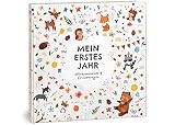 Babyalbum Mein erstes Jahr - Baby Erinnerungsbuch für die schönsten Momente - Das Babybuch zum...