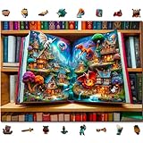 WOODEN.CITY Enchanted Tales 1000 Teile Puzzle, Holzpuzzles für Erwachsene, Hergestellt EU, Größe...