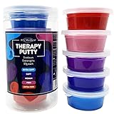 JFA Medical Therapieknete 57g, 5 verschiedene Stärken, 5 alternative Farben, Putty für...