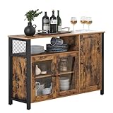 VASAGLE Sideboard, Küchenschrank, Aufbewahrungsschrank, mit 3 Türen, für Wohnzimmer, Küche,...