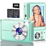 Digitalkamera, Nsoela Fotokamera Kompaktkamera mit 32GB Karte 44MP Fotoapparat 1080P HD Vlogging...