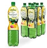 Pfanner Der Grüne – 6 x 1,5 l PET Flasche - Eistee Lemon Lychee aus direkt aufgebrühtem Grüntee...