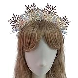 [Mllepjdh] Kinder Erwachsene Schneeflocke Stirnband Damen Haarreifen Spa Make-up Weihnachten...