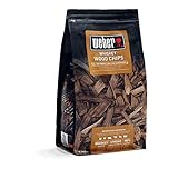 Weber Räucherchips (700g Packung) - Whiskey, aus Whiskeyfässern hergestellt, für Gemüse und alle...