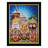 SHREE GANESH ENTERPRISE GIFTING SOLUTIONS Lord Jagannath Balaram und Subhadra HD Bilderrahmen Gott...