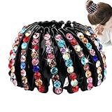 1x Rhinestone Bird Hair Clip – Birds Hair Claw With Sparkling Rhinestones, Expandable Hairs...