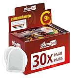 THERMOPAD Zehenwärmer – DAS ORIGINAL: 30 Paar Wärmepads für 8 Stunden Wärme I Sofort...