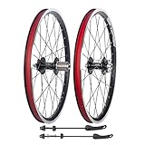 HZXQCVB 20 Zoll 406/451 Mountainbike-Laufräder Schnellspanner Doppelte Schicht Aluminium-Legierung...