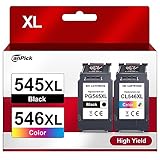 CanPick PG 545 CL 546 XL PG-545XL CL-546XL Multipack Ersatz für Canon Druckerpatrone 545 546 XL...