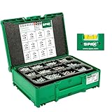 SPAX Möbelbau Schraubenset im systainer³ T-Loc, 2.900 Schrauben in 12 Abmessungen, inkl. 5 Bits...