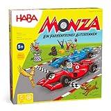 HABA Monza – Würfelspiel & Gesellschaftsspiel mit turbulenten Autorennen – Fördert Farben...
