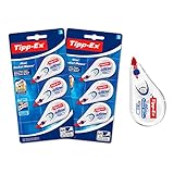 Tipp-Ex Korrekturroller Mini Pocket Mouse, 6 m x 5 mm, 2x3er Pack, Ideal für das Büro, das Home...