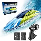 4DRC S4 RC Boot mit LED-Licht,ferngesteuertes Boot für Pools und Seen, 20+ km/h RC-Boot,...