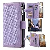 Rnrieyta Miagon für Samsung Galaxy S24 Ultra Crossbody Reißverschluss Hülle,Brieftasche...