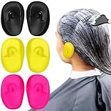 MAGICLULU 6 Stück Haarfärbeöl Ohrenschützer Wasserfest Hautfreundlich Wiederverwendbar Passend...