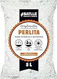 Semillas Batlle 960095PIC Perlit-Substrat, 5 l, Weiß