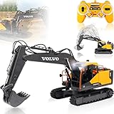 JAMARA Volvo Excavator EC160E Baustellenfahrzeug 1:16 ferngesteuert 2,4 GHz offiziell lizenziert...