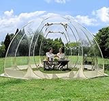 Garten Iglu-Bubble-Zelt, 360° transparentes Fenster, Pop-Up-Kuppelpavillon, Outdoor-Campingzelt,...