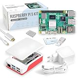 Raspberry Pi 5 8GB Starter-Kit | 128GB Edition | Offizielles 27W Netzteil | Offizielles Gehäuse mit...