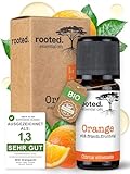 rooted.® BIO Orangenöl 10ml [100% NATURREIN] - Echte Orange - Citrus sinensis - Ätherisches Öl...