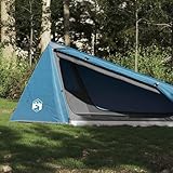 Vopese Tunnelzelt 1 Person Blau Wasserdicht Campingzelt Model94609